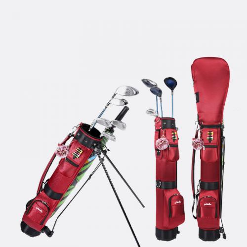PVC & PU Leather Golf Bag large capacity & portable & hardwearing & waterproof PC
