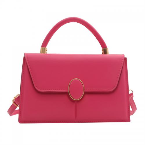 PU Leather Easy Matching Handbag attached with hanging strap PC