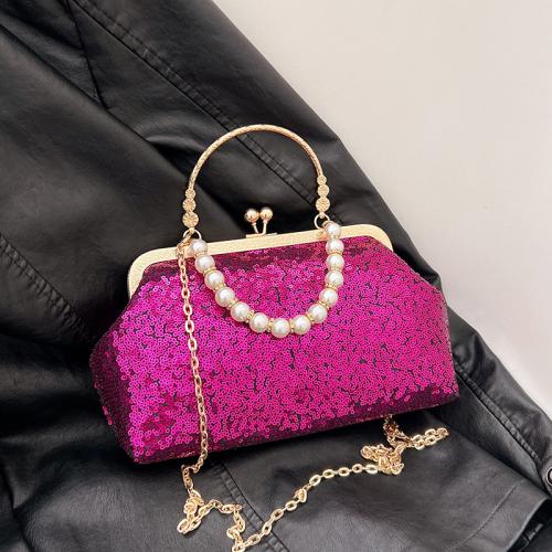 PU Leather Evening Party Handbag with chain PC