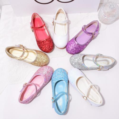 Gummi & PU Leder Mädchen Kinder Schuhe, Solide, mehr Farben zur Auswahl, :4,  Paar