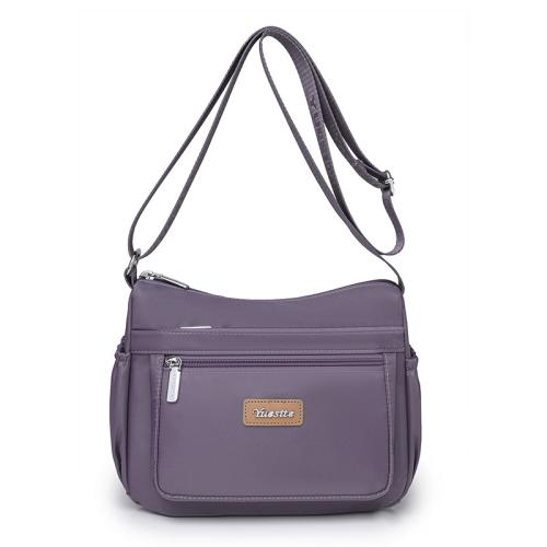 Nylon Easy Matching Shoulder Bag large capacity & soft surface Solid PC