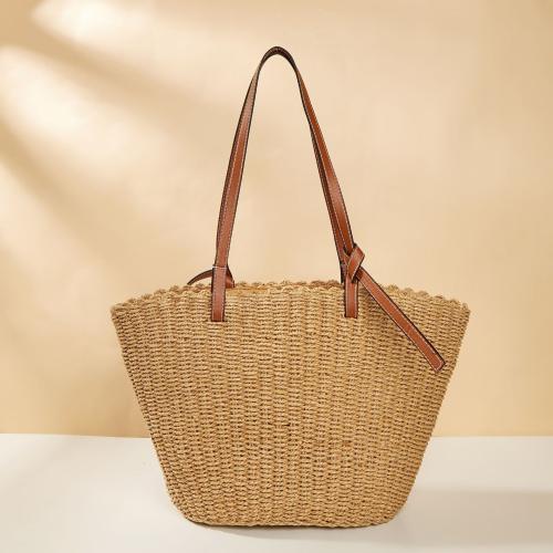 Paper Rope Easy Matching Woven Shoulder Bag, large capacity, more colors for choice,  PC