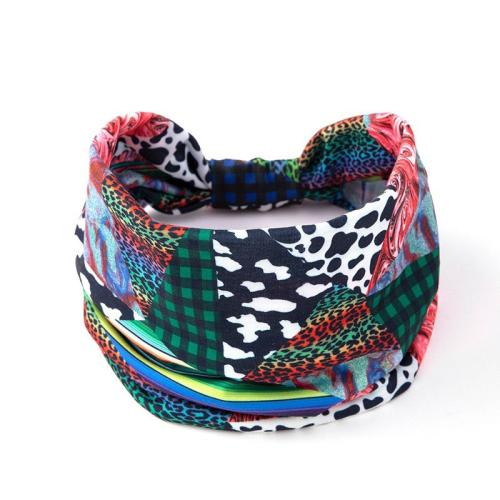 Spandex & Polyester Haarband verschillende kleur en patroon naar keuze stuk