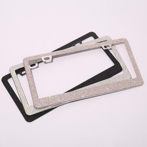 Stainless Steel License Plate Frame general & with rhinestone PC