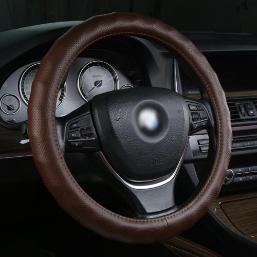 Cowhide Steering Wheel Cover general & anti-skidding & breathable PC