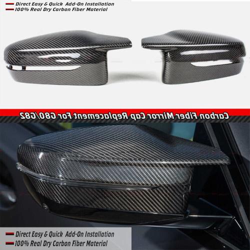 21-24 BMW Carbon Fibre Rear View Mirror Cover, durable hardwearing, Sold By Set