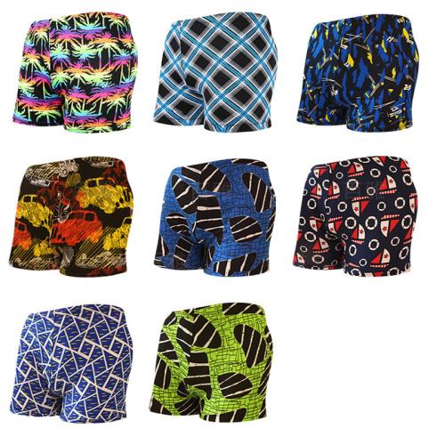 Spandex & Polyester Schwimmhosen, Gedruckt, unterschiedliches Muster zur Auswahl, mehr Farben zur Auswahl,  Stück