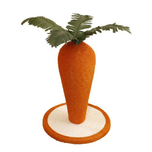 Sisal Hemp Tablero de Scratch Cat, patrón de zanahoria, más colores para elegir,  trozo