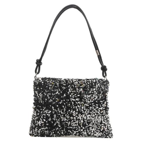 Cloth & PU Leather Easy Matching Shoulder Bag large capacity Sequin PC