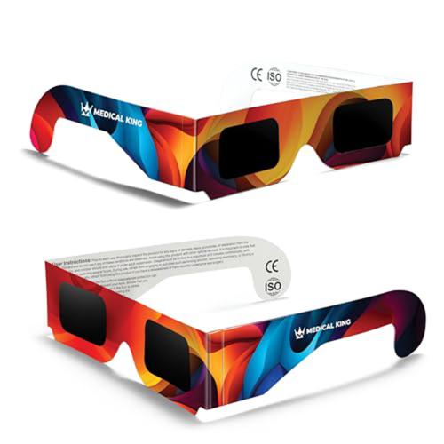 Papír Brýle Solar Eclipse různé barvy a vzor pro výběr kus