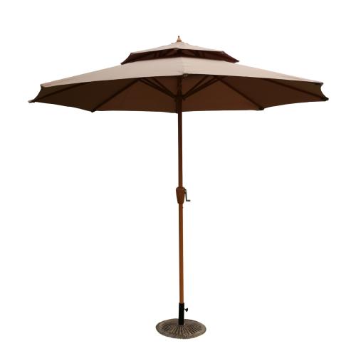 Fer & Polyester Parapluie ensoleillé Solide plus de couleurs pour le choix pièce