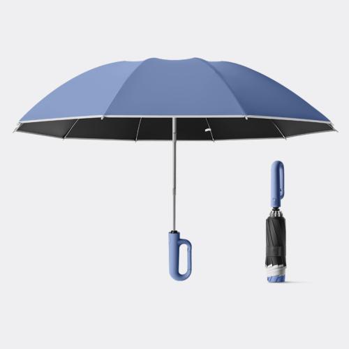Fiber & Aluminium Alloy & Vinyl & Pongee Reverse Umbrellas 10 rid-frame PC