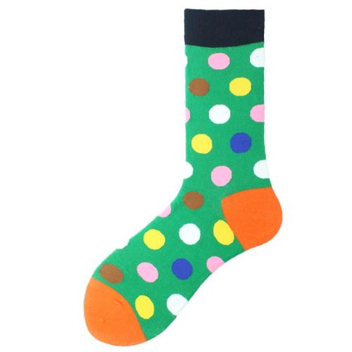 Cotton Knee Socks Women Sport Socks antifriction & deodorant printed dot : Pair