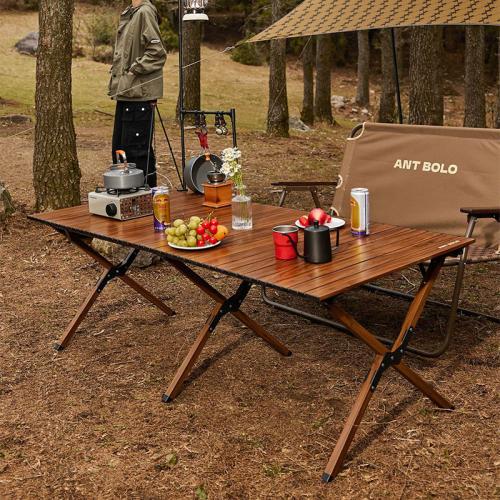 Aluminiumlegierung Outdoor Faltbarer Tisch, Kaffee,  Stück