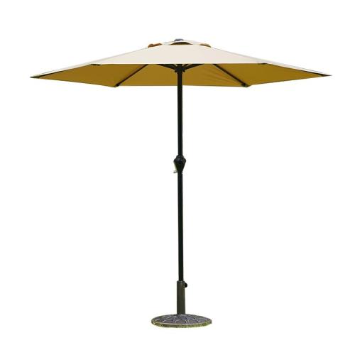 Hilos de poliéster & Hierro & Tela de yeso de plata Paraguas soleado, Sólido, más colores para elegir,  trozo