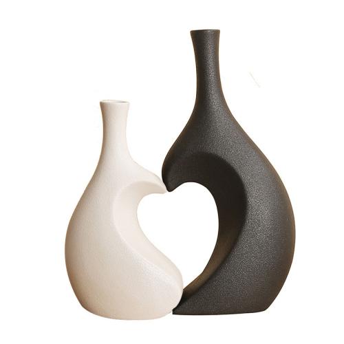 Keramik Vase, mehr Farben zur Auswahl,  Paar