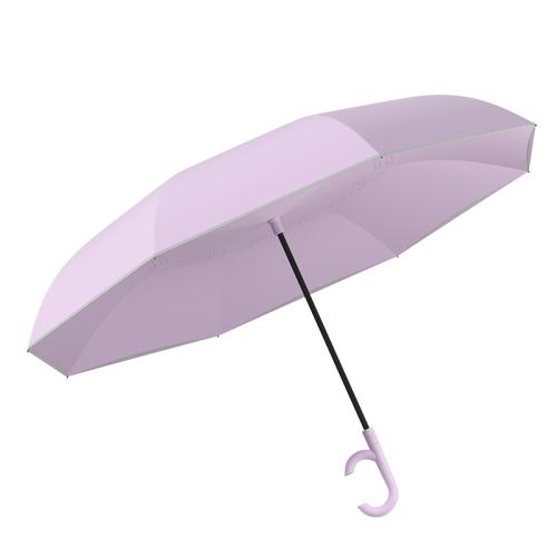 Glass Fiber & Iron & Pongee foldable Umbrella anti ultraviolet & sun protection PC