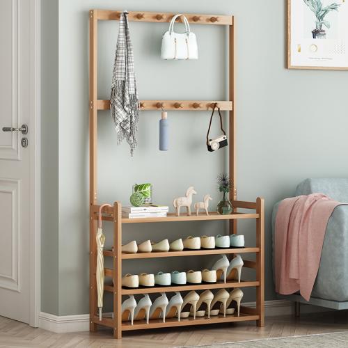 Moso Bamboo Multilayer Clothes Hanging Rack PC
