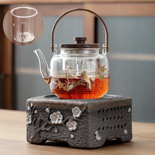 Ceramics Adjustable heat level Tea Warmer Set