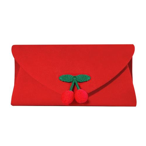 Flanelová Svatební kabelka ovocný vzor Rosso kus