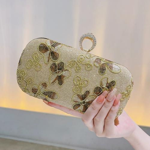 Glett & Polyester Easy Matching Clutch Bag floral beige PC