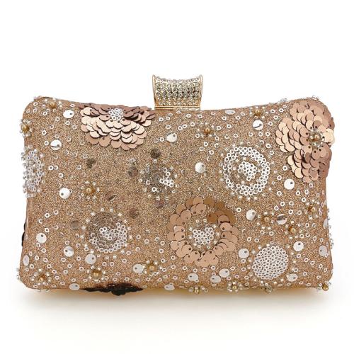 Glett & Sequin & Polyester Easy Matching Clutch Bag PC