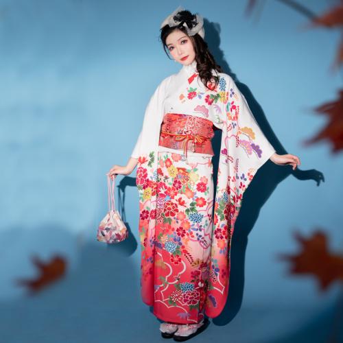Polyester Sexy Kimono, Gedruckt, Floral, mehr Farben zur Auswahl,  Stück