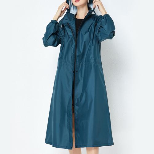 Polyester Raincoat & waterproof PU Rubber Solid PC