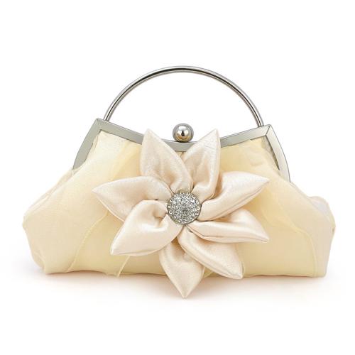 Gauze & Polyester Easy Matching Clutch Bag floral PC