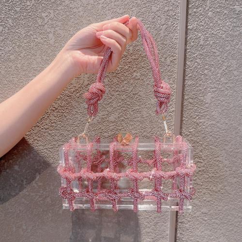 Acrylic Easy Matching Clutch Bag transparent PC
