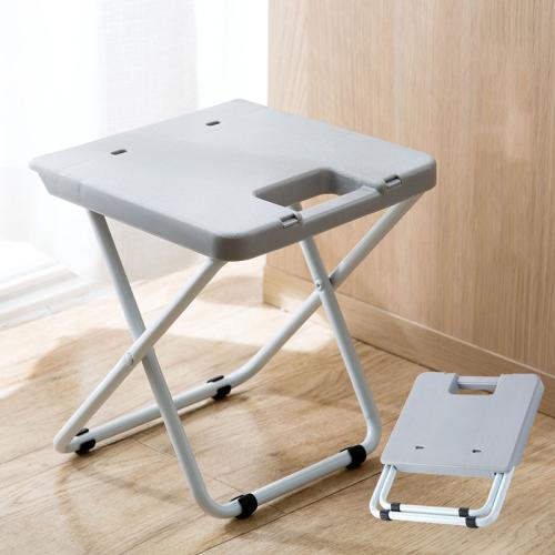 Polypropylene-PP & Iron Foldable Chair durable gray PC