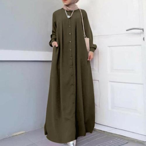 Polyester Plus Size Middle Eastern Islamic Muslim Dress & loose PC