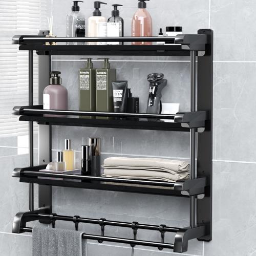 Carbon Steel & Engineering Plastics Waterproof Shelf Wall Hanging & for bathroom PC