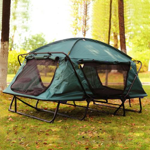 Steel & Oxford windproof & Waterproof Tent green PC