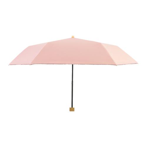 Steel & Fiberglass & Wood & Vinyl & Pongee & PU Leather foldable Umbrella anti ultraviolet PC