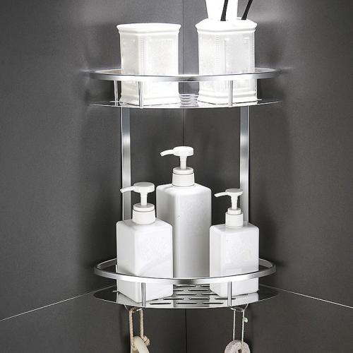 Aludur Shelf for storage & for bathroom Solid silver PC