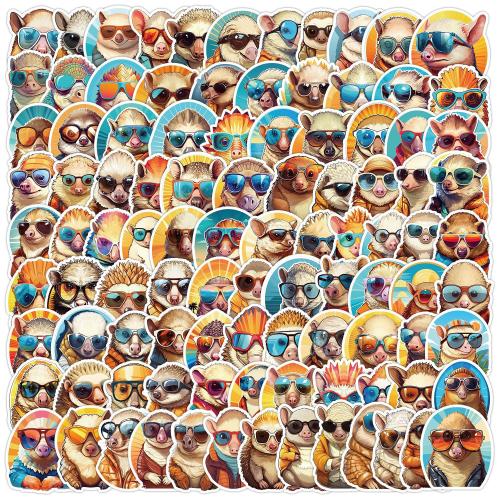 Pressure-Sensitive Adhesive & PVC Decorative Sticker for home decoration & durable & sun protection & waterproof mixed pattern mixed colors Bag
