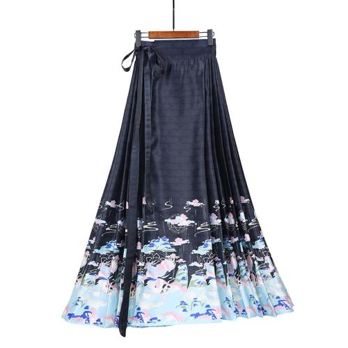 Polyester Soft & long style Maxi Skirt, different size for choice, printed, more colors for choice,  PC