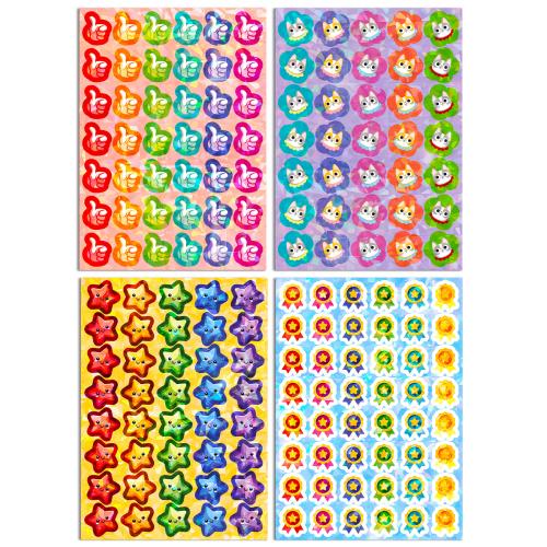 PVC-rubber Decoratieve sticker gemengd patroon Zak