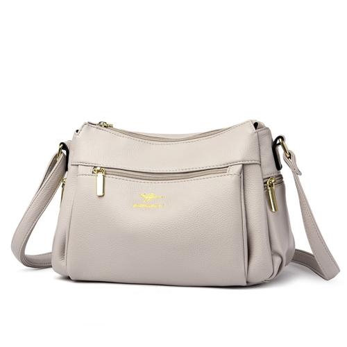 PU Leather easy cleaning & Concise & Easy Matching Crossbody Bag Solid PC