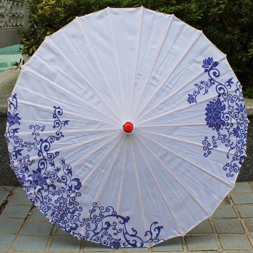 Mircofabric Sunny Umbrella Moso Bamboo & Stainless Steel & Wood printed PC
