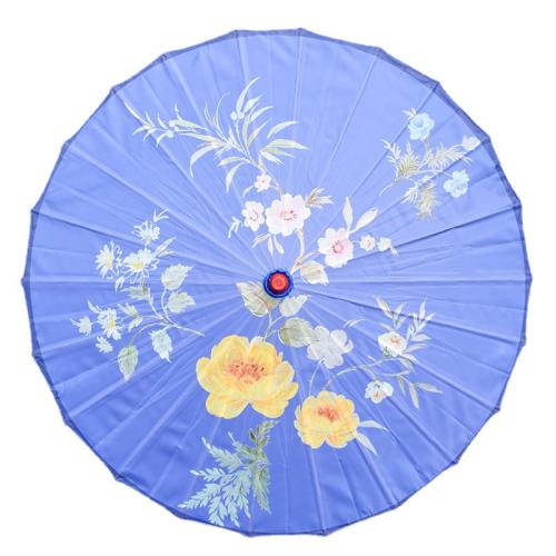 Mircofabric Zonnige Paraplu Moso Bamboe & Rvs & Hout Afgedrukt verschillende kleur en patroon naar keuze stuk