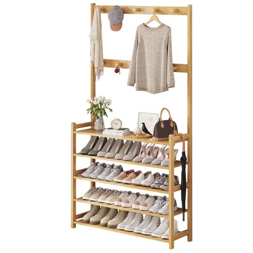 Moso Bamboo Clothes Hanger for storage PC