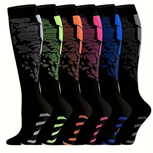 Polyester Unisex Sport Sokken Afgedrukt ander keuzepatroon meer kleuren naar keuze Zak