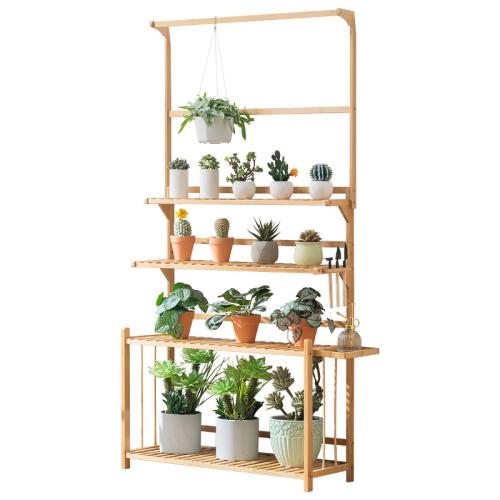 Bamboo Flower Rack for storage PC