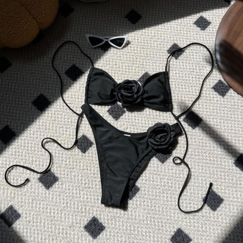Spandex & Polyester Bikini & two piece & padded Set