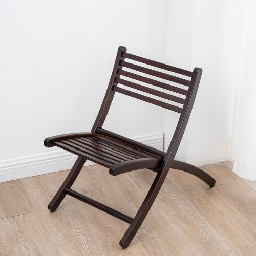モソ竹 折りたたみ椅子 単色 茶色 一つ