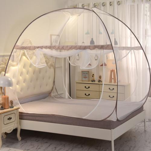 Polyester double door Mosquito Net & breathable PC