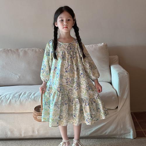 Cotone Dívka Jednodílné šaty Stampato Třes kus