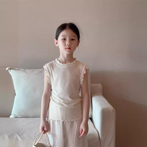 Cotton stringy selvedge & Soft Girl Top Solid white PC